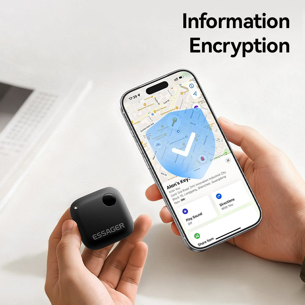 ESSAGER WWQ Tag Smart Tracker Mini Item Finder Anti-Lost Device for Keys Backpack