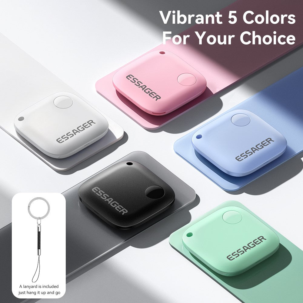 ESSAGER WWQ Tag Smart Tracker Mini Item Finder Anti-Lost Device for Keys Backpack