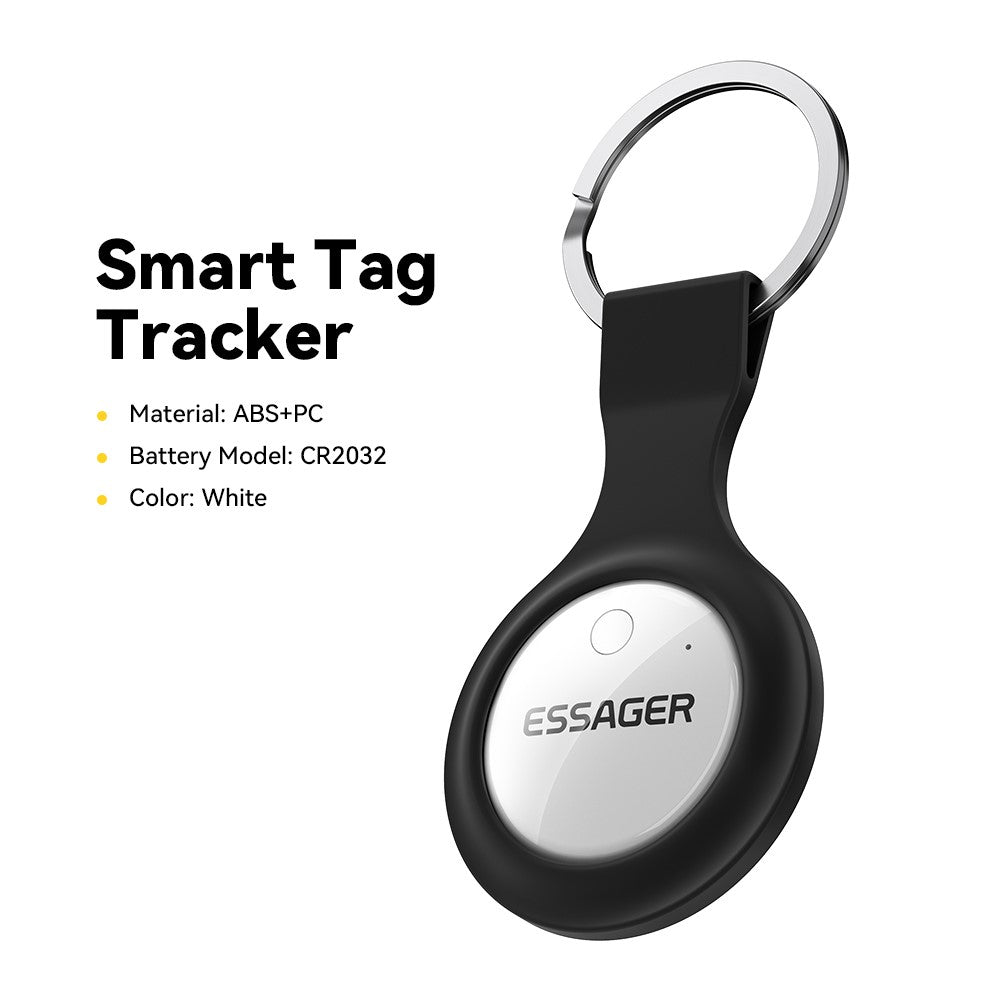 ESSAGER Smart Tag Tracker Anti-Lost Device Keys Bags Locator Compatible with Find My App