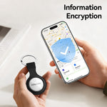 ESSAGER Smart Tag Tracker Anti-Lost Device Keys Bags Locator Compatible with Find My App
