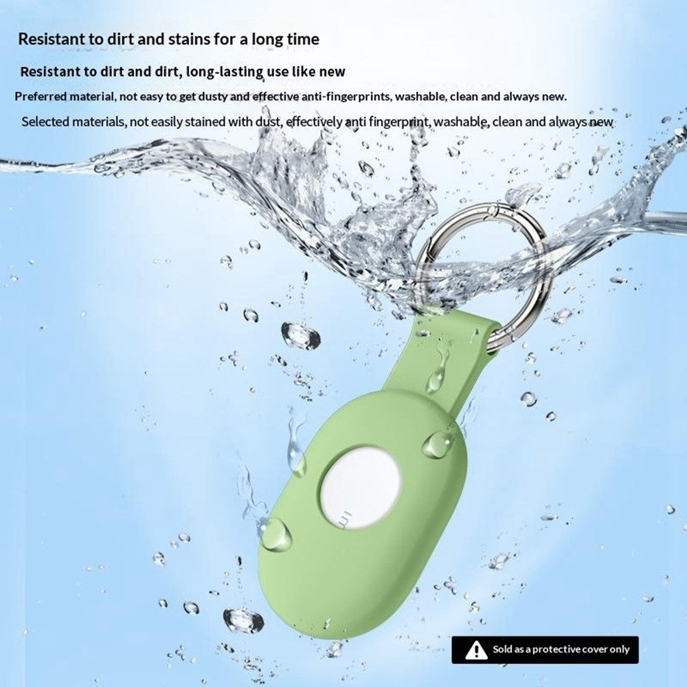 For Xiaomi Tag Tracker Silicone Case Dustproof Portable Protective Cover with Keychain Ring
