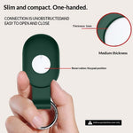 For Xiaomi Tag Tracker Silicone Case Dustproof Portable Protective Cover with Keychain Ring