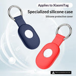 For Xiaomi Tag Tracker Silicone Case Dustproof Portable Protective Cover with Keychain Ring