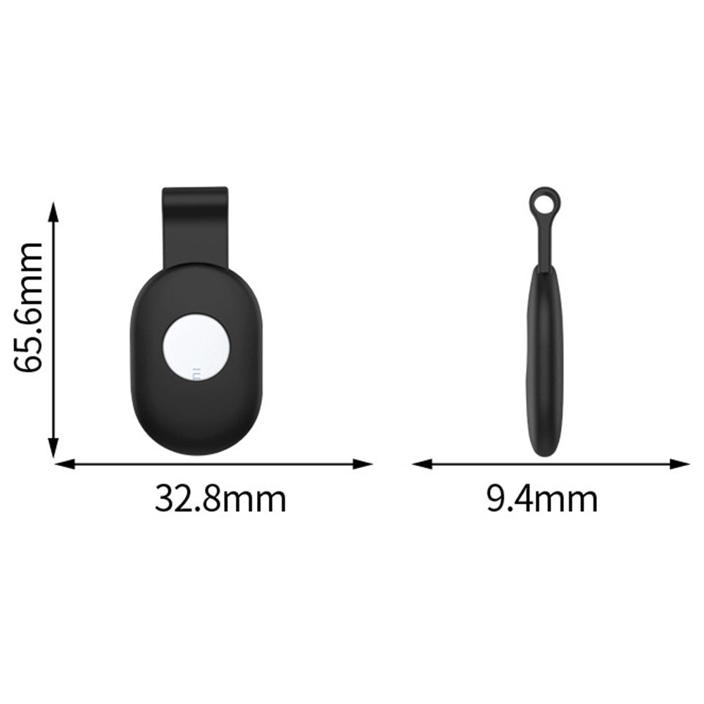 For Xiaomi Tag Tracker Silicone Case Dustproof Portable Protective Cover with Keychain Ring