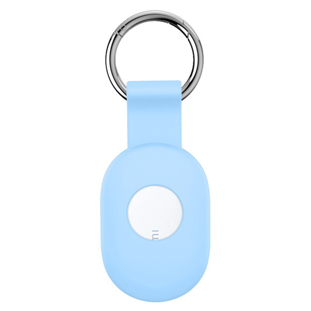 For Xiaomi Tag Tracker Silicone Case Dustproof Portable Protective Cover with Keychain Ring