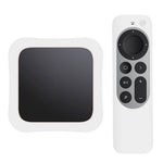 Set-top Box + Remote Controller Silicone Anti-drop Protective Covers Set for Apple TV 4K 2021