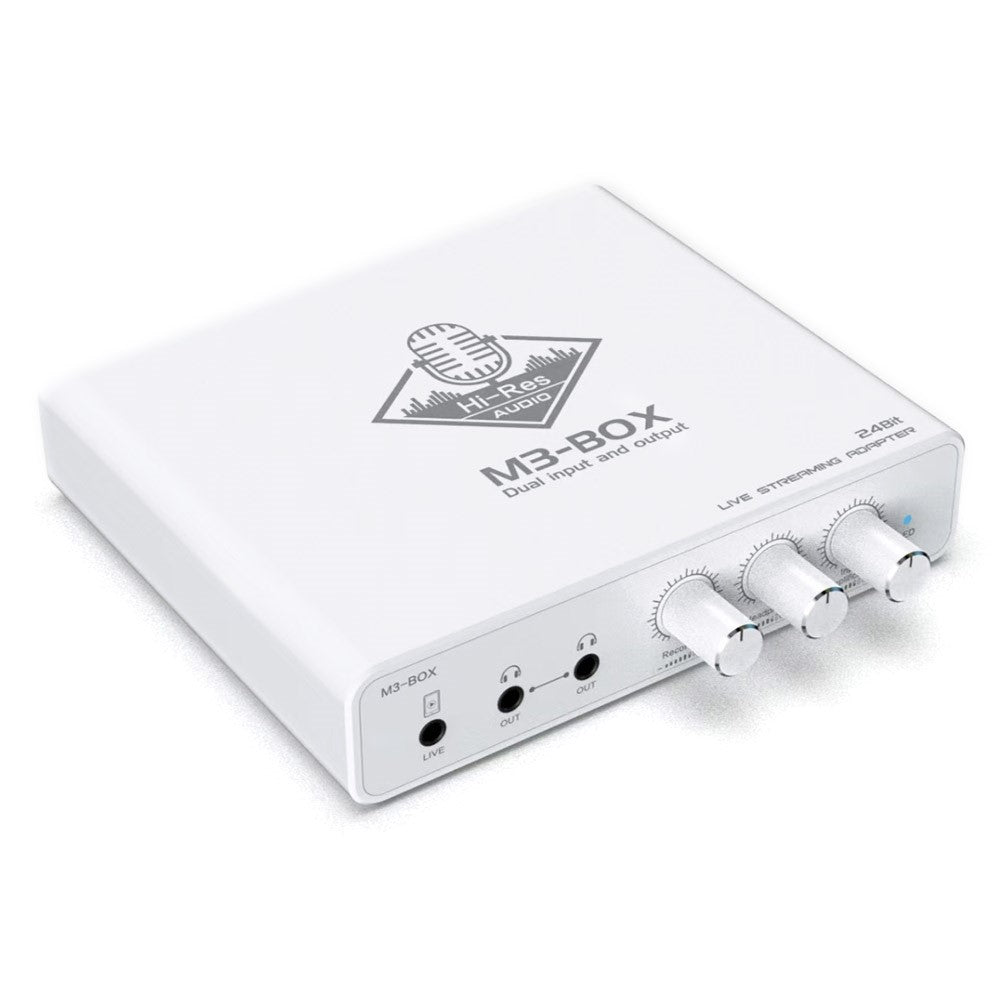 M3-boks Type-C lydadapter 24-bit digitalt stereo lydkort livestreamingkonverter til udsendelse