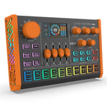 Y800 Live Sound Card Audio Mixer Portable Recording Interface Voice Changer for Computer Mobile Phone Streaming