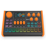 Y800 Live Sound Card Audio Mixer Portable Recording Interface Voice Changer for Computer Mobile Phone Streaming