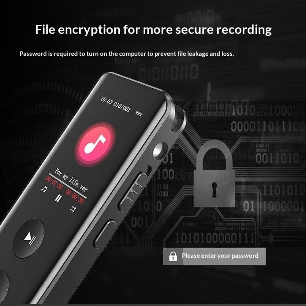 N5 32GB Digital Voice Recorder Noise Cancelling HD Audio Professional Portable Recording Device for Meetings Lectures Interviews