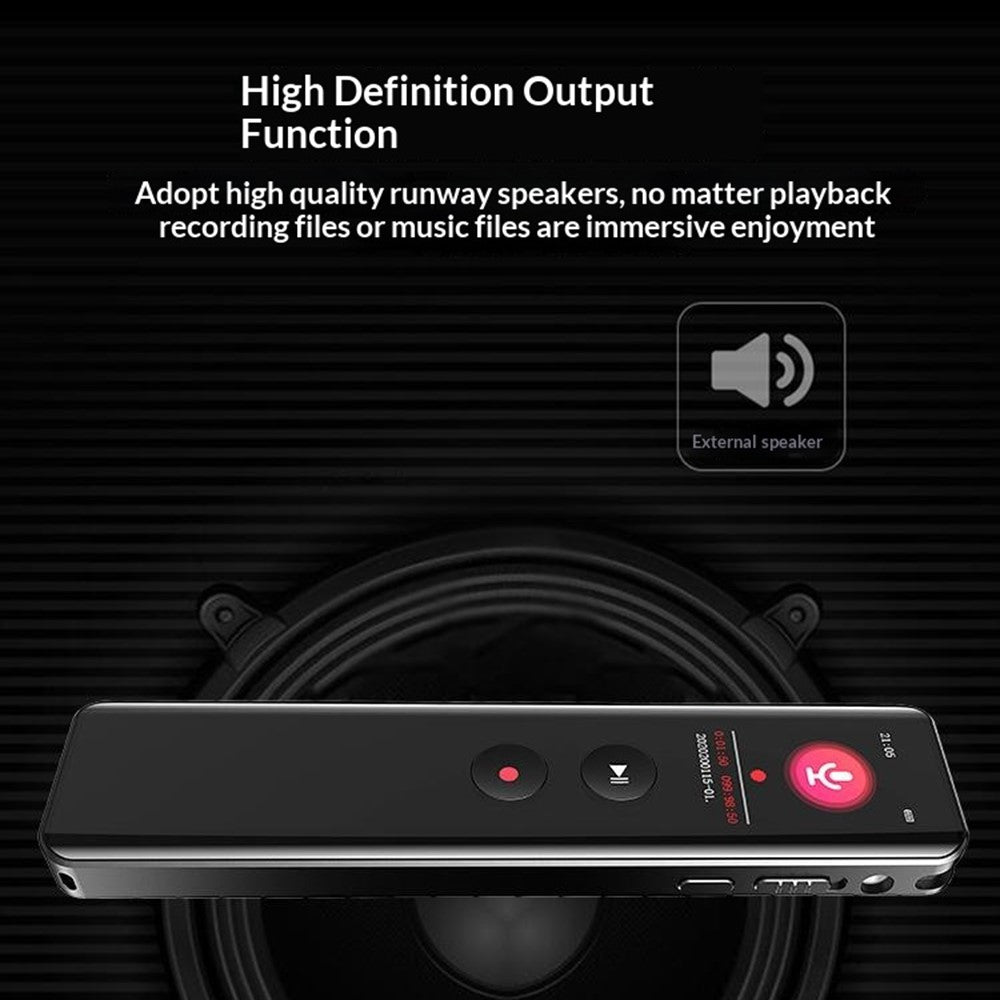 N5 32GB Digital Voice Recorder Noise Cancelling HD Audio Professional Portable Recording Device for Meetings Lectures Interviews