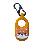 For Samsung Galaxy SmartTag2 Tracker Silicone Case Cartoon Dustproof Cover with Carabiner Hook