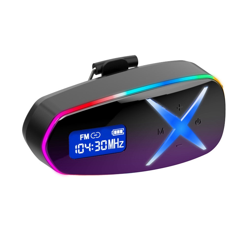 K16 Helmet Bluetooth-compatible Headphones Music Stereo 40H Playtime IP65 Waterproof Wireless Earphones for Motorcycle (No Memory Card)