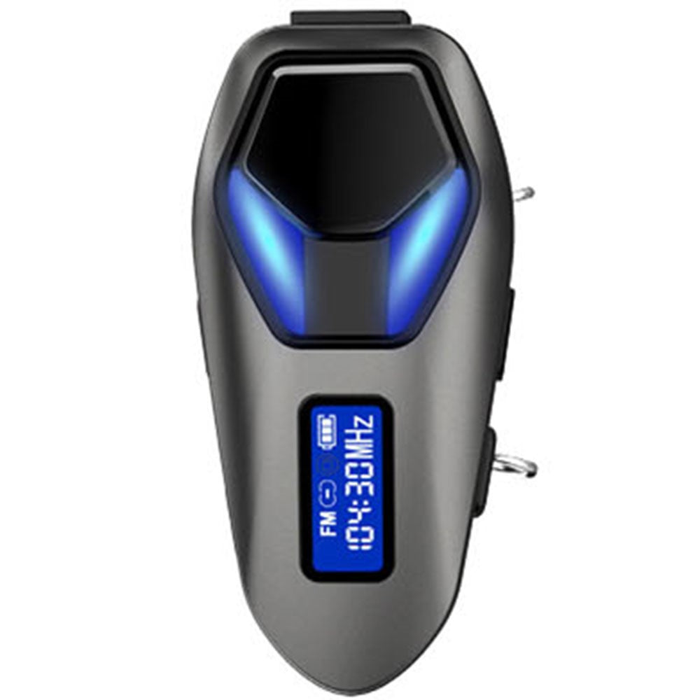 K13-2X Motorcycle Helmet Bluetooth-compatible Headset IP65 Waterproof Intercom 40H Battery Helmet Headphone (No Memory Card)