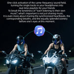 K13-2X Motorcycle Helmet Bluetooth-compatible Headset IP65 Waterproof Intercom 40H Battery Helmet Headphone (No Memory Card)