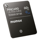 MOMAX BR18 PINCARD ULTRA MINI Wireless Charging UWB Tracker Tracking Device Anti-Lost Tracker for iOS