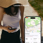 MOMAX BR18 PINCARD ULTRA MINI Wireless Charging UWB Tracker Tracking Device Anti-Lost Tracker for iOS