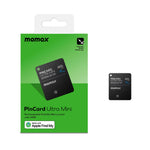 MOMAX BR18 PINCARD ULTRA MINI Wireless Charging UWB Tracker Tracking Device Anti-Lost Tracker for iOS
