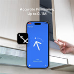 MOMAX BR19 PINCARD ULTRA Card UWB Tracker Wireless Charging Anti-Stalking Tracking Device Anti-Lost Tracker for iOS