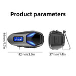 K13-2X Motorcycle Bluetooth-compatible Helmet Intercom Headset IP65 Waterproof 40H Battery Wireless Headphones for Riding