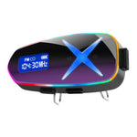 K16-2X Bluetooth-kompatible hjelmhøretelefoner 40H-batteri IP65-vandtætte 3D-stereotrådløse høretelefoner til motorcykel og cykling