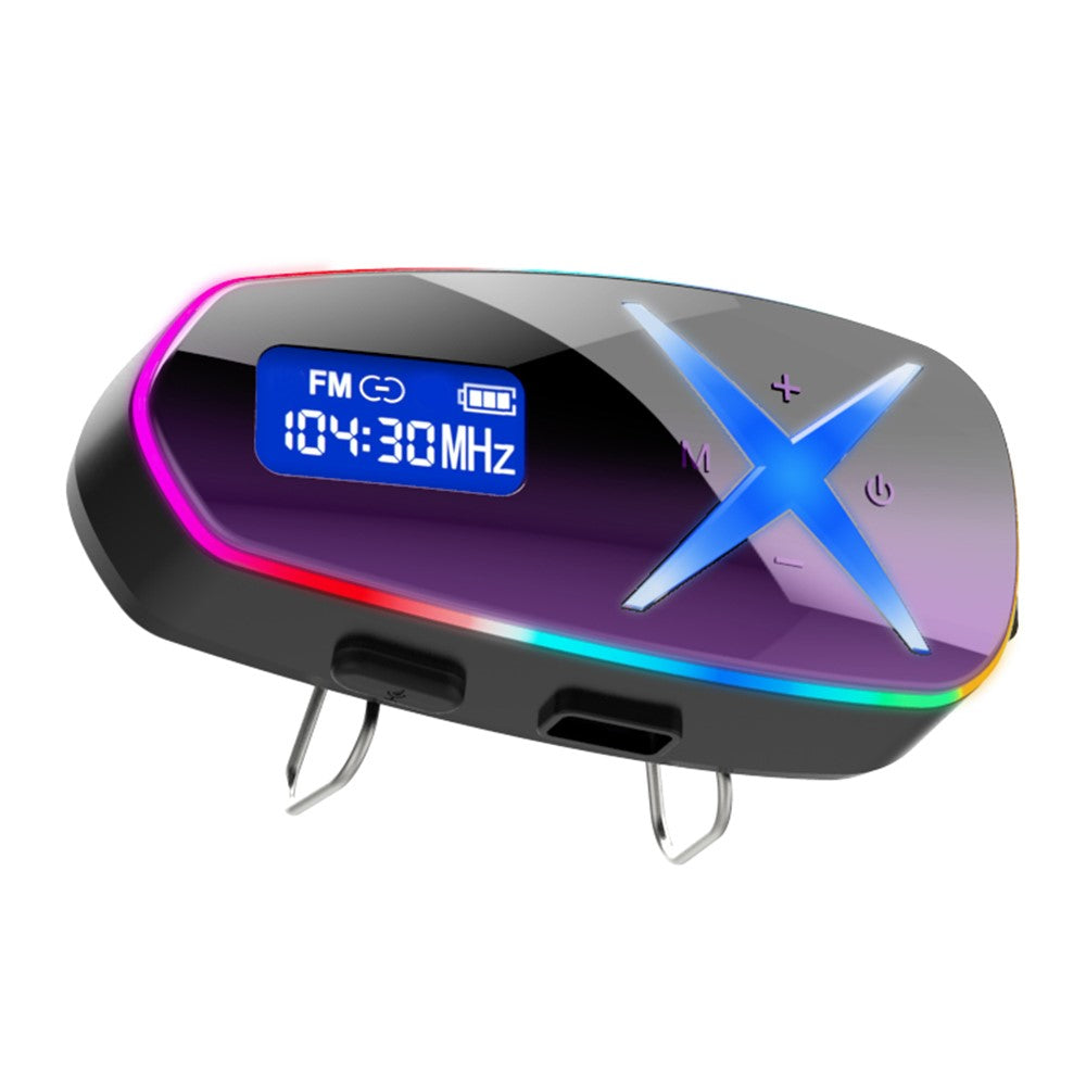 K16-2X Bluetooth-kompatible hjelmhøretelefoner 40H-batteri IP65-vandtætte 3D-stereotrådløse høretelefoner til motorcykel og cykling