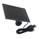 D-306 3W Solar Panel 6000mAh Battery Solar Charger for Security Camera with DC3.5 + Type-C Dual Ports