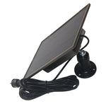 D-306 3W Solar Panel 6000mAh Battery Solar Charger for Security Camera with DC3.5 + Type-C Dual Ports