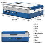 EZCAP 215 Walkman Bluetooth Cassette Player Converter Retro Tape Music to Bluetooth Earphone Speaker