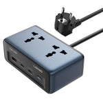 LDNIO SC1 5-in-1 GaN 45W Desktop Power Strip 2 AC Outlets 3 USB Ports USB-C PD Fast Charging Hub Station for Office Home
