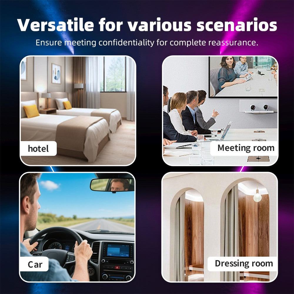 T016 Hidden Camera Bug Detector GPS Signal Anti-Spy Device Magnetic Field Detection for Hotel Car Public Restroom