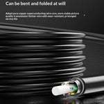 C50 8.5mm 5 Inch HD IPS Screen Industrial Endoscope with 5m Wire 1080P Dual Lens IP67 Waterproof Inspection Camera for Auto Engine Pipeline