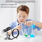 321 Handheld Digital Microscope 2MP 1600X Magnification LED Light USB-C iP (5-14) Cable Mini Camera Magnification Tool for iPhone Android