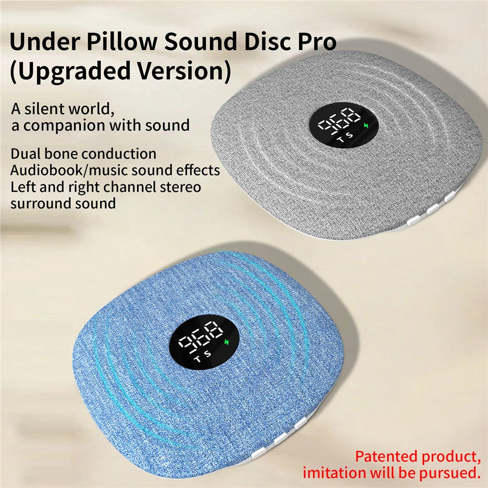 QY15 Sleep Speaker Under Pillow Sound Disc Bluetooth-compatible Bone Conduction Speaker