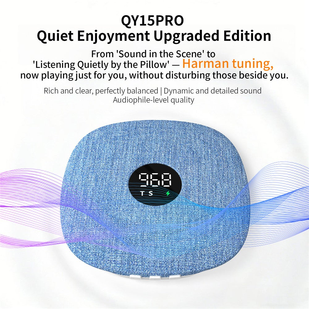 QY15 Sleep Speaker Under Pillow Sound Disc Bluetooth-compatible Bone Conduction Speaker