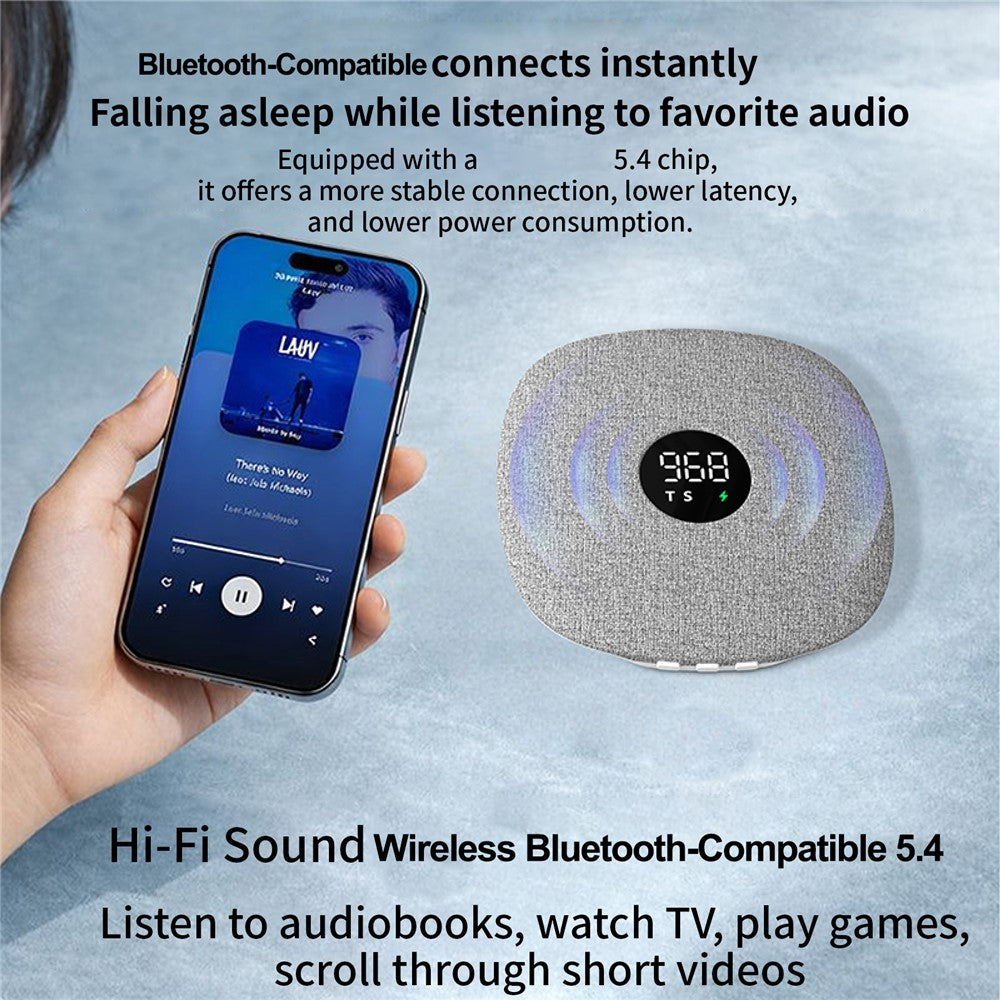 QY15 Sleep Speaker Under Pillow Sound Disc Bluetooth-compatible Bone Conduction Speaker
