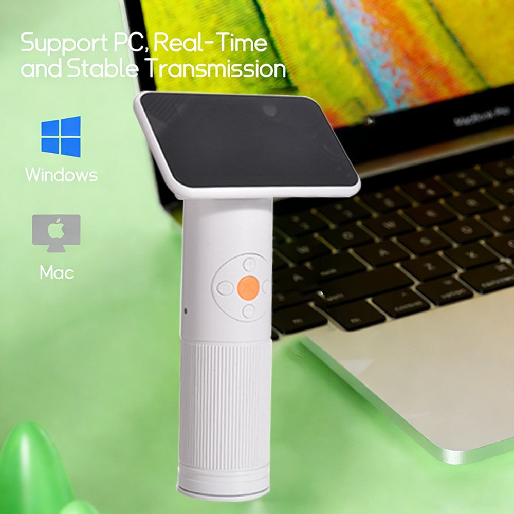 S388 Kids Digital Microscope 2MP 2.8 inch 1600X Magnification Microscope for Science Education (without Memory Card)