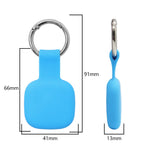 For Tile Mate (2024) Silicone Case Bluetooth-compatible Tracker Waterproof Protective Cover with Keychain