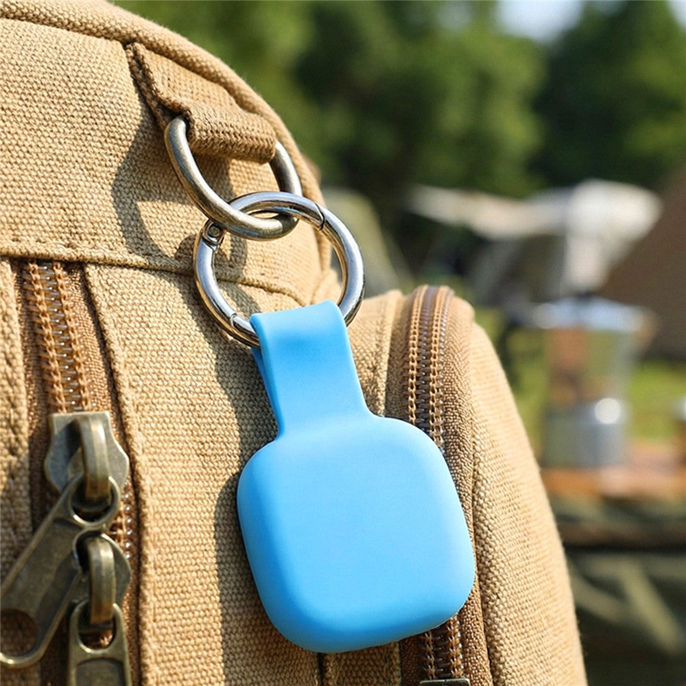 For Tile Mate (2024) Silicone Case Bluetooth-compatible Tracker Waterproof Protective Cover with Keychain