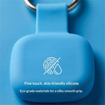 For Tile Mate (2024) Silicone Case Bluetooth-compatible Tracker Waterproof Protective Cover with Keychain
