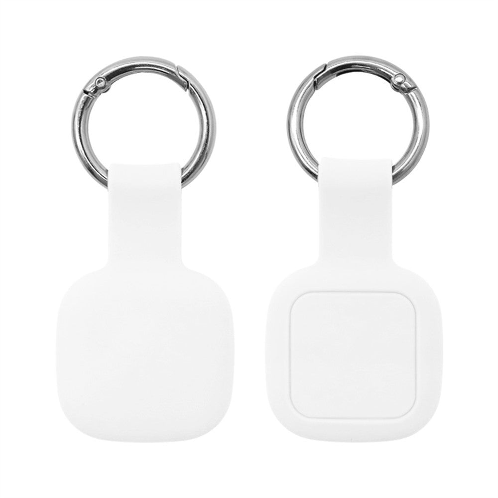 For Tile Mate (2024) Silicone Case Bluetooth-compatible Tracker Waterproof Protective Cover with Keychain