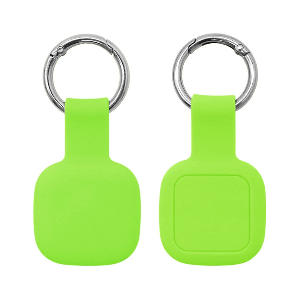 For Tile Mate (2024) Silicone Case Bluetooth-compatible Tracker Waterproof Protective Cover with Keychain