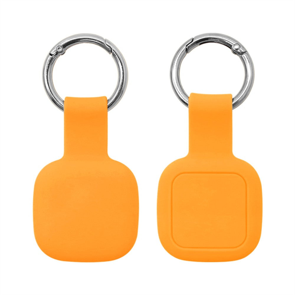 For Tile Mate (2024) Silicone Case Bluetooth-compatible Tracker Waterproof Protective Cover with Keychain