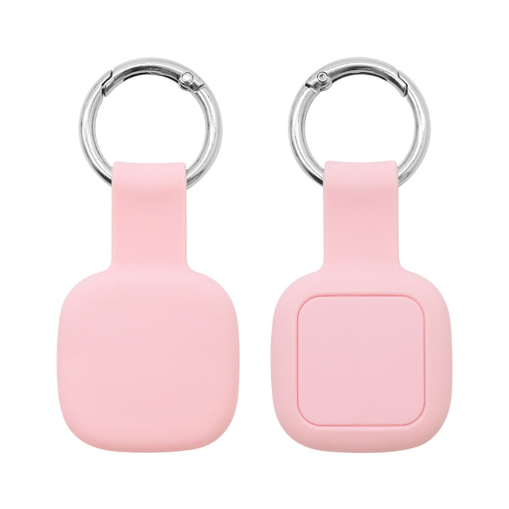 For Tile Mate (2024) Silicone Case Bluetooth-compatible Tracker Waterproof Protective Cover with Keychain
