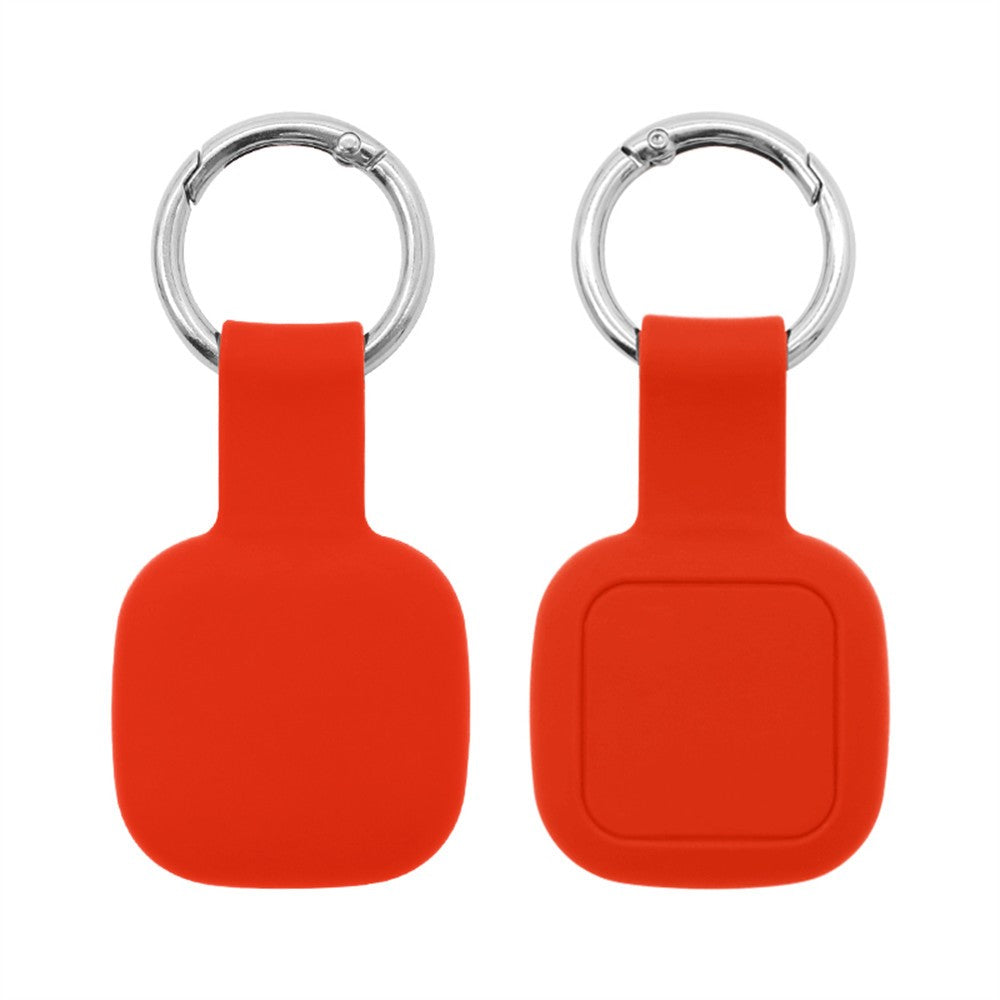 For Tile Mate (2024) Silicone Case Bluetooth-compatible Tracker Waterproof Protective Cover with Keychain
