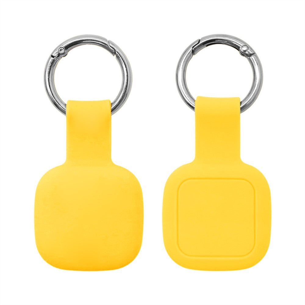 For Tile Mate (2024) Silicone Case Bluetooth-compatible Tracker Waterproof Protective Cover with Keychain