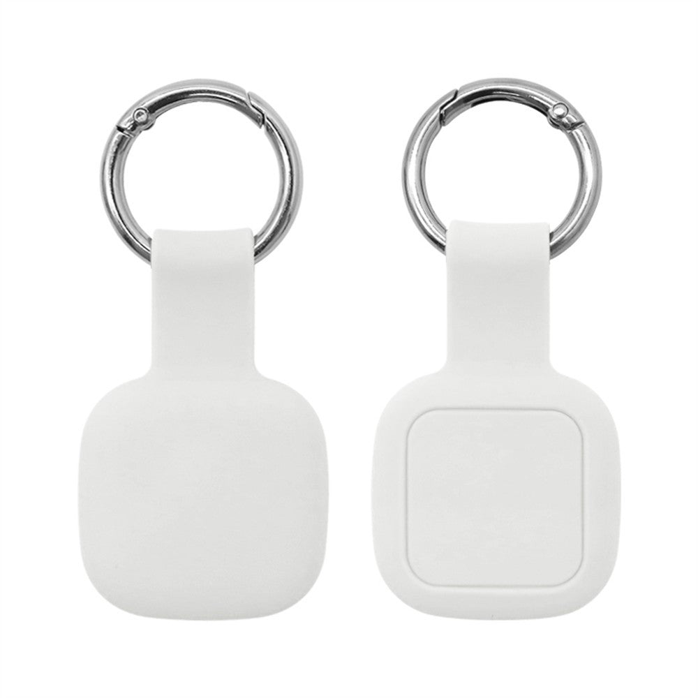For Tile Mate (2024) Silicone Case Bluetooth-compatible Tracker Waterproof Protective Cover with Keychain