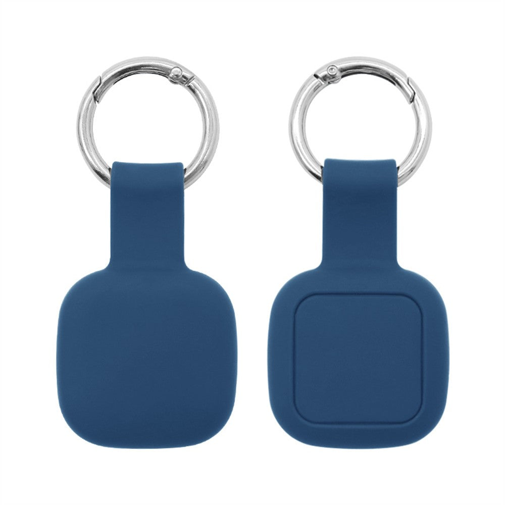 For Tile Mate (2024) Silicone Case Bluetooth-compatible Tracker Waterproof Protective Cover with Keychain