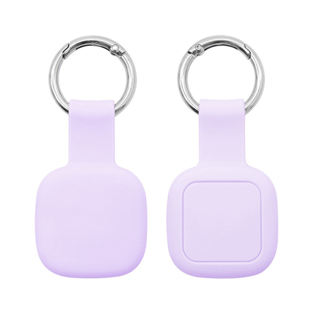 For Tile Mate (2024) Silicone Case Bluetooth-compatible Tracker Waterproof Protective Cover with Keychain