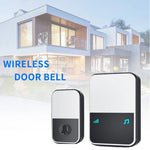U500 IP44 Vattentät 45 ringsignaler 4 volymnivåer 150-200m räckvidd Trådlös dörrklockskit, 1 sändare + 1 mottagare